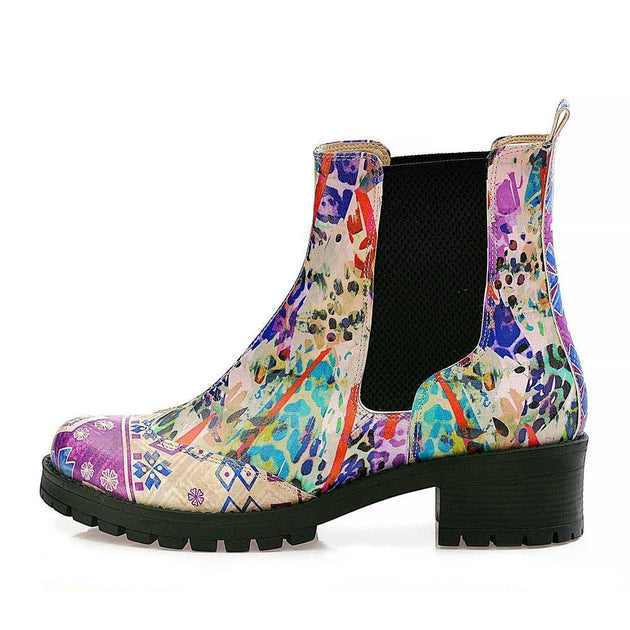  GOBY Art Short Boots WLAS112 Women Short Boots Shoes - Goby Shoes UK