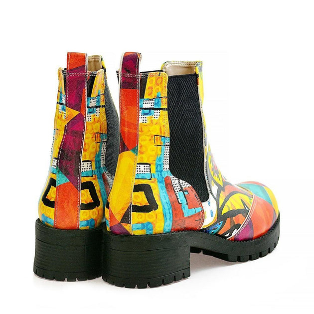  GOBY Art Short Boots WLAS114 Women Short Boots Shoes - Goby Shoes UK