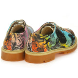  Goby WTMK6515 Colored Skull Women Oxford Shoes - Goby Shoes UK