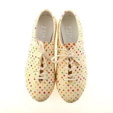 Colored Dots Ballerinas Shoes SLV034