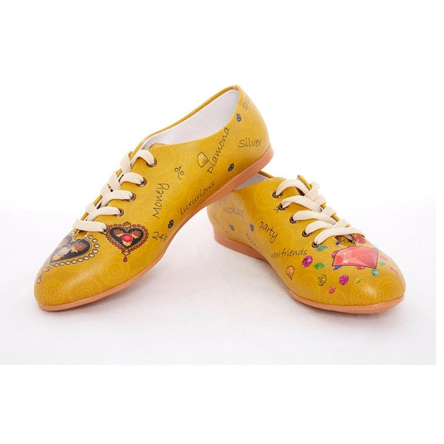Diamond Ballerinas Shoes SLV056 - Goby GOBY Ballerinas Shoes 