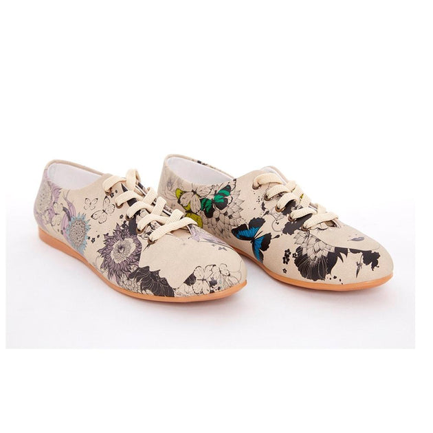 Flower Garden Ballerinas Shoes SLV060 - Goby GOBY Ballerinas Shoes 