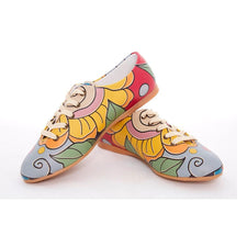 Flower Art Ballerinas Shoes SLV074 - Goby GOBY Ballerinas Shoes 