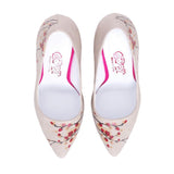 Cherry Blossom Heel Shoes STL4021, Goby, GOBY Heel Shoes 