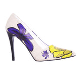 Yellow Daisy Heel Shoes STL4305